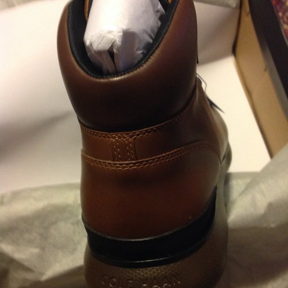 Cole Haan Men\'s ZeroGrand Omni Waterproof Brown Leather Hiker Boots 11.5M NIB main image 7